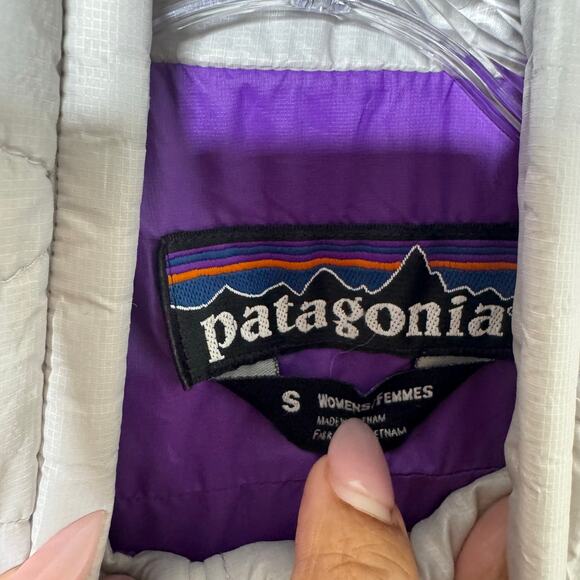 Patagonia Nano Puff Jacket Women’s Small Silver Gray Quilted Insulated - Picture 7 of 11